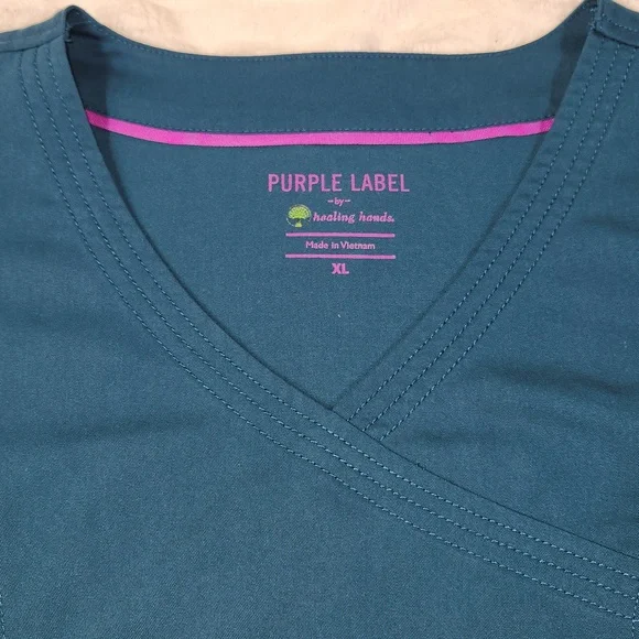 Healing Hands Scrub Teal Top XL Style 2172 - Picture 1 of 8